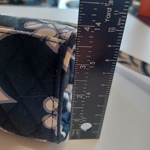 Vera Bradley JULIA Satchel in Night & Day Crossbody Strap Black and White - Picture 10 of 12